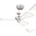 Westinghouse Jasper XL 132 cm Deckenventilator Silber