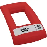 Leafield Offener Deckel offen, Rot