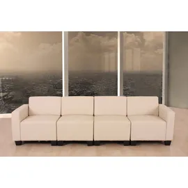 MCW Modular 4-Sitzer Sofa Couch Moncalieri ~ creme