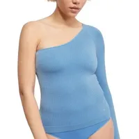 SLOGGI EVER Infused Relax One-Shoulder Top hellblau Small Damen