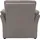 DOMO collection Sessel Pina Mikrofaser 99 x 95 x 88 cm Grau