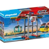 Playmobil City Action Portalkran mit Containern 70770