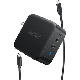 Wisam® Choetech 2xUSB-C PD 100W GaN Netzladegerät | Schwarz