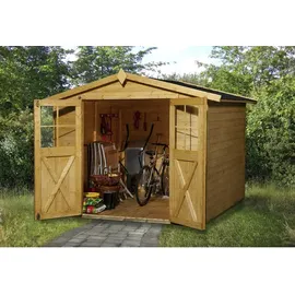 Weka Gartenhaus 316 2,54 x 1,94 m lasiert