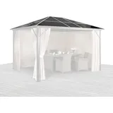 Konifera Pavillon-Ersatzdach Aruba 3 x 3 m Beige/Braun