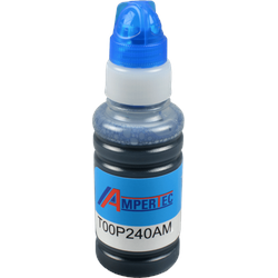 Ampertec Nachfülltinte ersetzt Epson C13T00P240 104 cyan