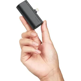 VEGER Powerbank 5 000 mAh mit integriertem Lightning PD QC3.0 3A 20W PlugOn - 5000mAh Build Connector für iPhone