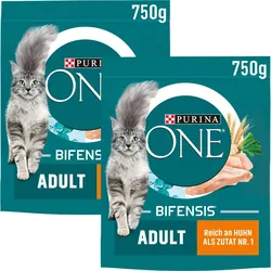 Purina ONE Bifensis Adult Huhn & Vollkorngetreide 2x750 g