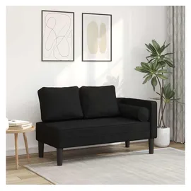 vidaXL Chaiselongue Loungesofa schwarz