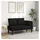 vidaXL Chaiselongue Loungesofa schwarz