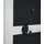 Mendler Wandgarderobe HWC-C51 Weiß