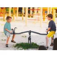 Axi Wippe Drehbar 67 x 55 x 177 cm Anthrazit/Creme