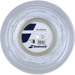 Babolat Tennissaite RPM Hurricane (Haltbarkeit+Spin) weiss 200m Rolle