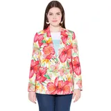 Ulla Popken Blazer floral Mohnrot 46