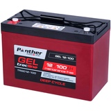 Panther GEL Batterie 12V 100Ah USV Batterie Wohnmobil Boot Schiff Akku ers 90Ah