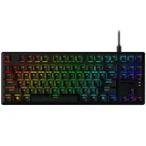 HyperX Alloy Origins Core PBT HX Aqua – Mechanische Gaming-Tastatur, Tenkeyless (80 - 87 %), Kabelgebunden, USB, Mechanischer Switch, RGB-LED, Sc... - Schwarz