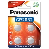 Panasonic CR2032 Lithium Knopfzelle, 3V, 4er Pack