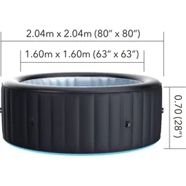 mspa (orpc) AURORA 204 x 70 cm Blau