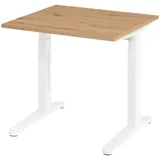 bümö Schreibtisch Asteiche / Weiß