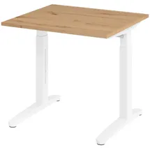 bümö Schreibtisch Asteiche / Weiß