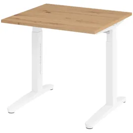 bümö Schreibtisch Asteiche / Weiß