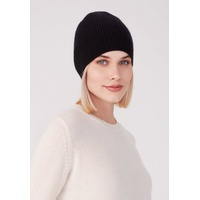 Style & Republic Beanie Kaschmir Beanie gerippt schwarz