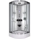 AcquaVapore Komplettdusche Duschkabine Fertigdusche Dusche D58-50T0-EC 90x90 cm mit 2K Scheiben Versiegelung