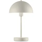 skølm LED Tischlampe Aeriala, Tischleute dimmbar, aufladbar per USB-C, Nachttischlampe warmweißes Licht Leuchtdauer bis zu 10 h, Metall Lampe beige Energieeffizienzklasse G