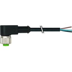 Murr Elektronik Sensor /Aktor Steckverbinder, unkonfektioniert 5.00 m 1 St., Elektronikkabel + Stecker, Schwarz