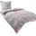 Traumschlaf Melbourne Floral Grau/Pink 240 x 220 cm + 2 x 80 x 80 cm