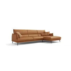 Ecksofa EGOITALIANO "FUNNY, hochwertiges und aktuelles Design, bequeme Rückenlehne", bunt (brick), B:265cm H:90cm T:225cm, Sofas, hochwertiger Sitzkomfort, L-Form