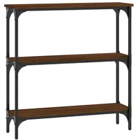VidaXL Konsolentisch Braun Eichen-Optik 75x22,5x75 cm Holzwerkstoff