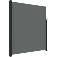 vidaXL Seitenmarkise 220 x 300 cm Grau Polyester