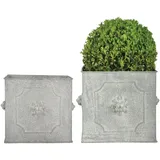 Esschert Design AM Löwe 30,5 x 30,5 x 23,9 cm grau 2 St.