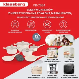 Klausberg Topf-Set 12-tlg. Kochtopf + Kochtopf + Kochtopf + Kochtopf + Kochtopf + Kochtopf + Kochtopf + Kochtopf + Kochtopf + Kochtopf + Kochtopf + Kochtopf