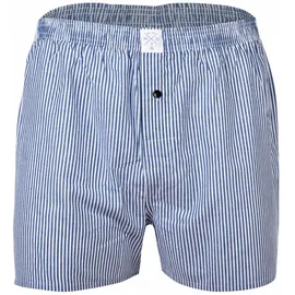 MG-1 Herren Web-Boxer, 6er Pack - Classic Boxer-Shorts, gemustert, Spar-Pack Rot/Schwarz/Blau 2XL