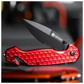 Dönges Rettungsmesser Basic, Fire Fighter, Farbe Rot