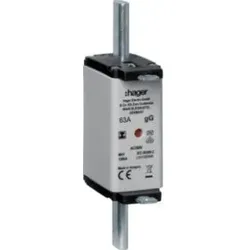 Hager LNH1063MK NH-Sicherung NH1C gG 500V 63A Iso-Griff