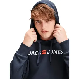 JACK & JONES Logo Kapuzenpullover Navy Blazer 2XL