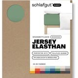 SCHLAFGUT Easy Jersey Elasthan Boxspring 90 x 200 - 100 x 220 cm green mid