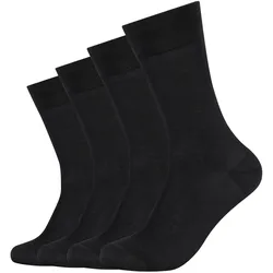 Socken CAMANO "ca-soft", Herren, Gr. 39-42, schwarz, Baumwolle, Polyamid, unifarben, normal, Socken, mit hoher Verarbeitungsqualität