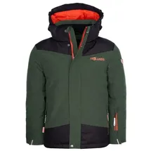 TROLLKIDS Norefjell Jacke - Forest Green / Flame Orange - 116 cm