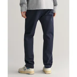 GANT Chinohose REGULAR TWILL CHINOS Regumit gefütterten Seitentaschen blau 31