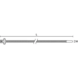 Hellermann Tyton HellermannTyton Kabelbinder MCTRFIDCLA-PA66MP-BU