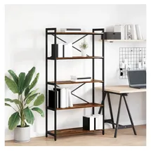 vidaXL Bücherregal 80 x 30 x 153 cm Räuchereiche