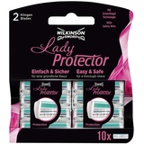 Wilkinson Sword Lady Protector Rasierklingen für Damen Rasierer, 10 St