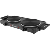 Orbegozo Pe2855 2500w Elektrische Campingküche 2 Brennern - Black - One Size