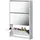 [en.casa] Lund 63 x 102,5 x 17 cm verspiegelt / weiß