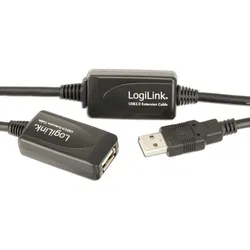 LOGILINK USB 2.0 Repeater-Kabel, 15 m