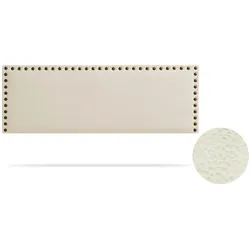 Gepolstertes Kopfteil MODENA Kunstleder 130x55x8 cm - Eierschale - Moonia
